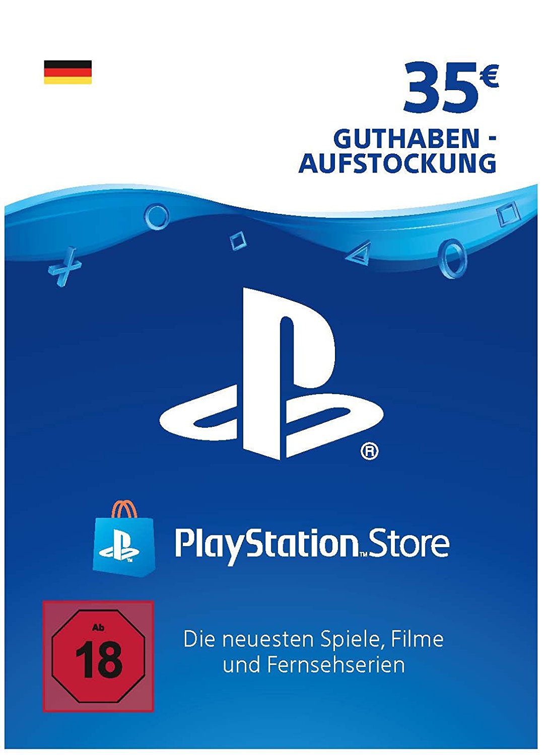 Cover PlayStation Network Card 35€ Deutschland