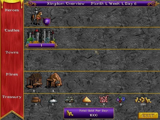 Screenshot Heroes of Might and Magic