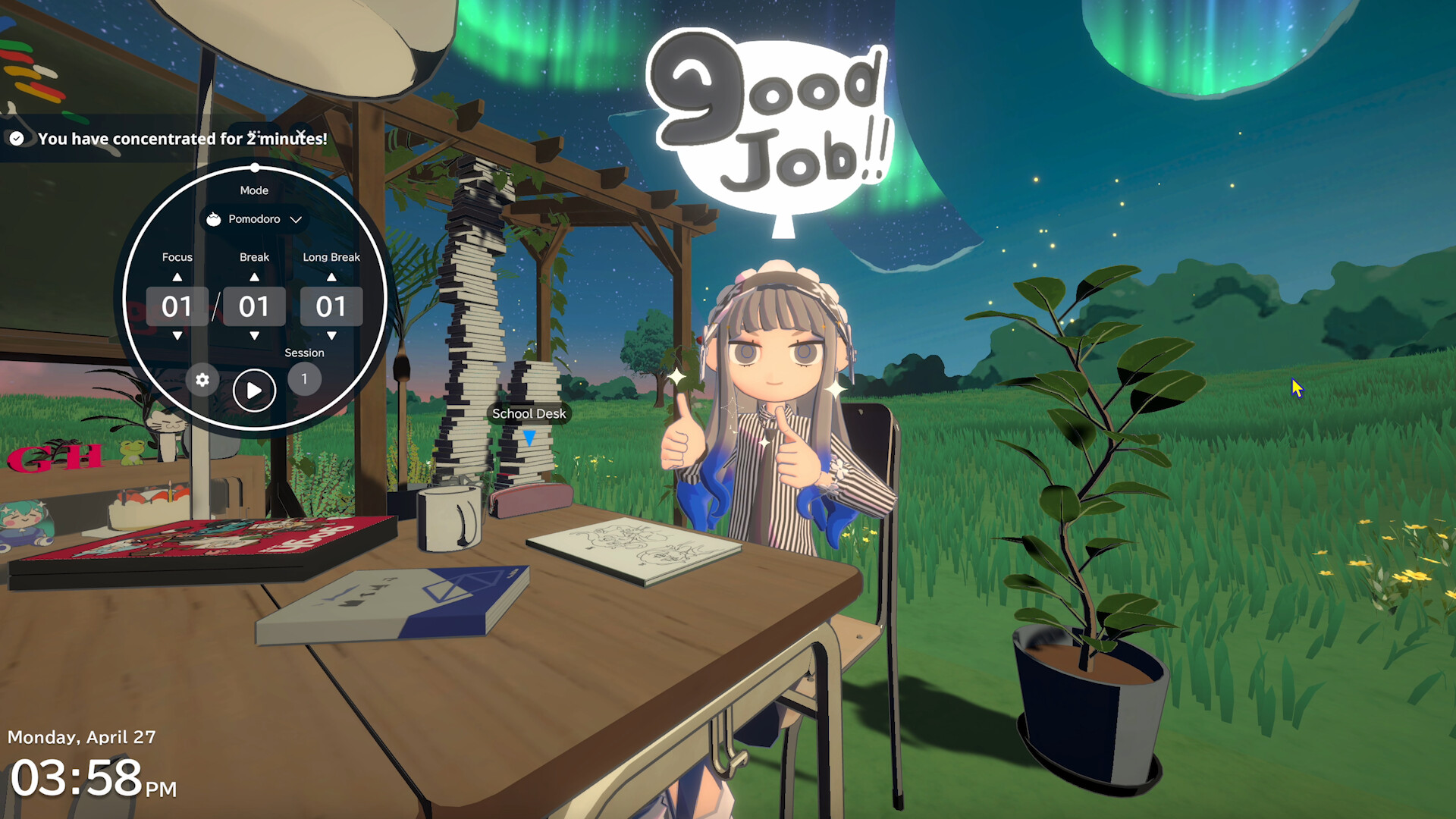 gogh: Focus with Your Avatar