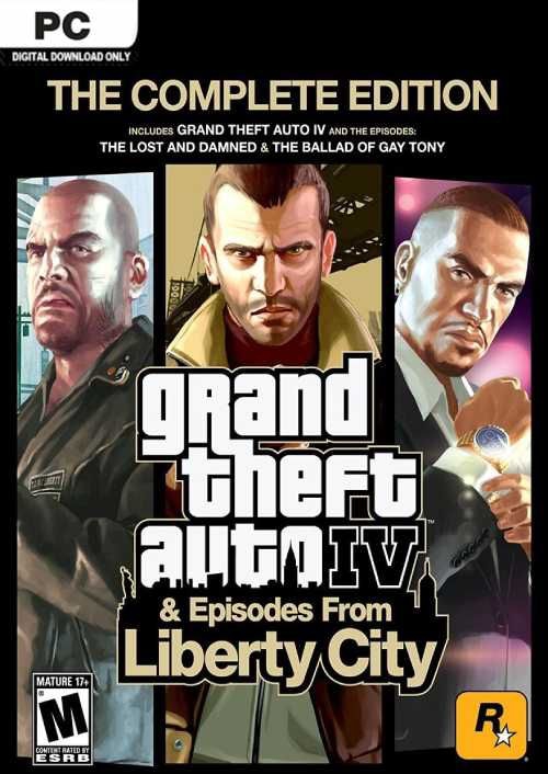 Cover GTA - Grand Theft Auto IV Complete Edition