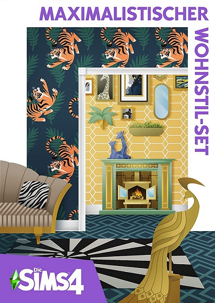 Cover Die Sims 4 Maximalistischer Wohnstil-Set