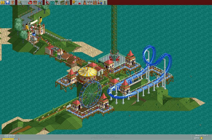 Screenshot RollerCoaster Tycoon: Deluxe