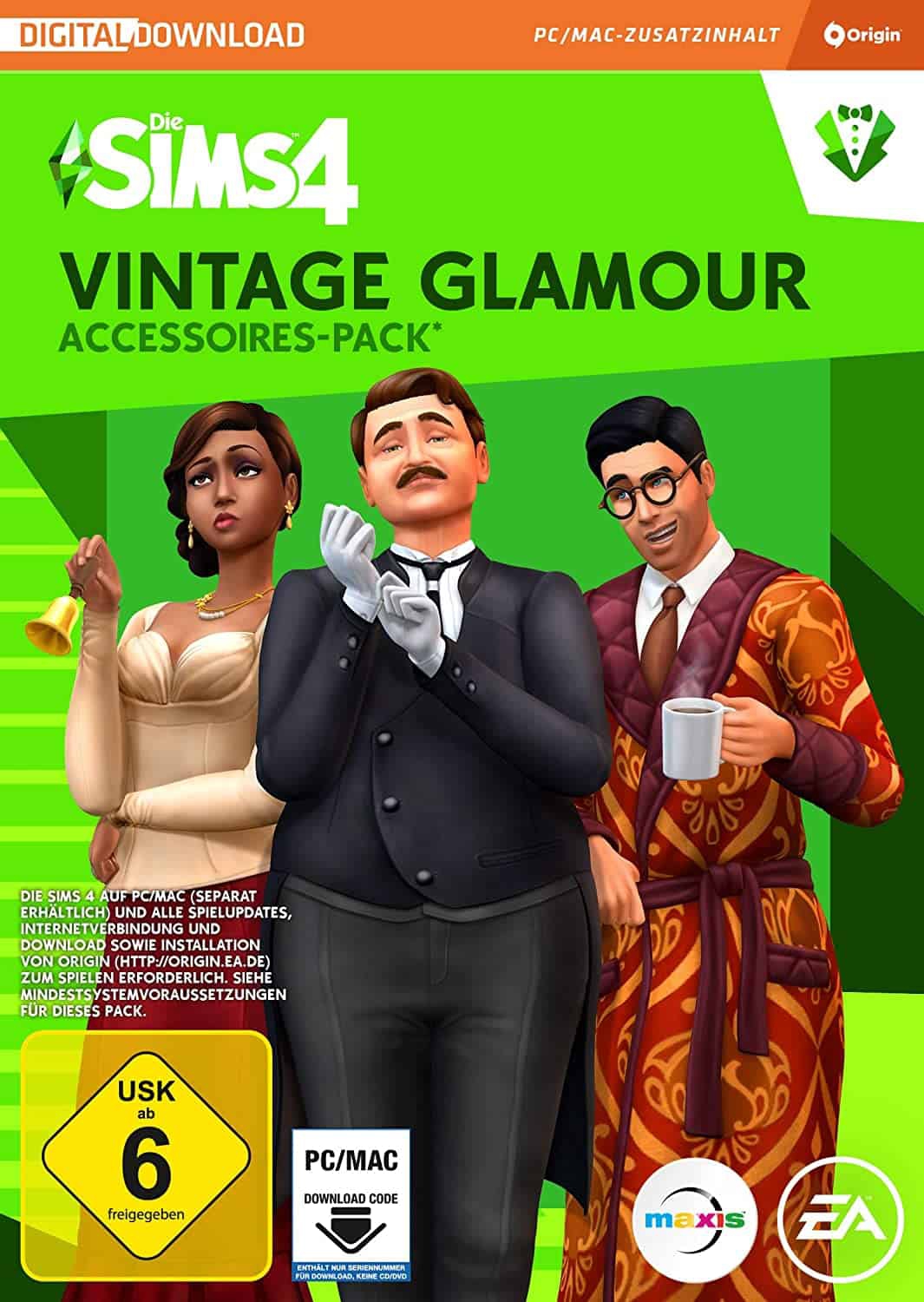 Cover Die Sims 4 Vintage Glamour-Accessoires