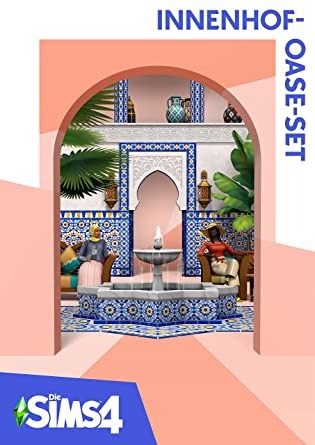 Cover Die Sims 4 Innenhof-Oase-Set