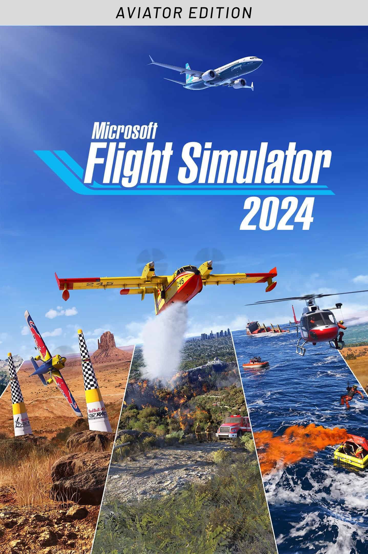 Cover Microsoft Flight Simulator 2024 Aviator Edition