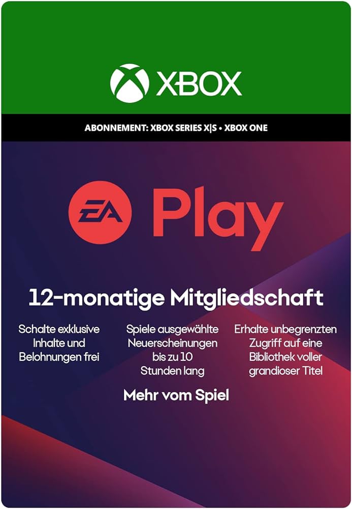 Cover EA Play 12 Monat