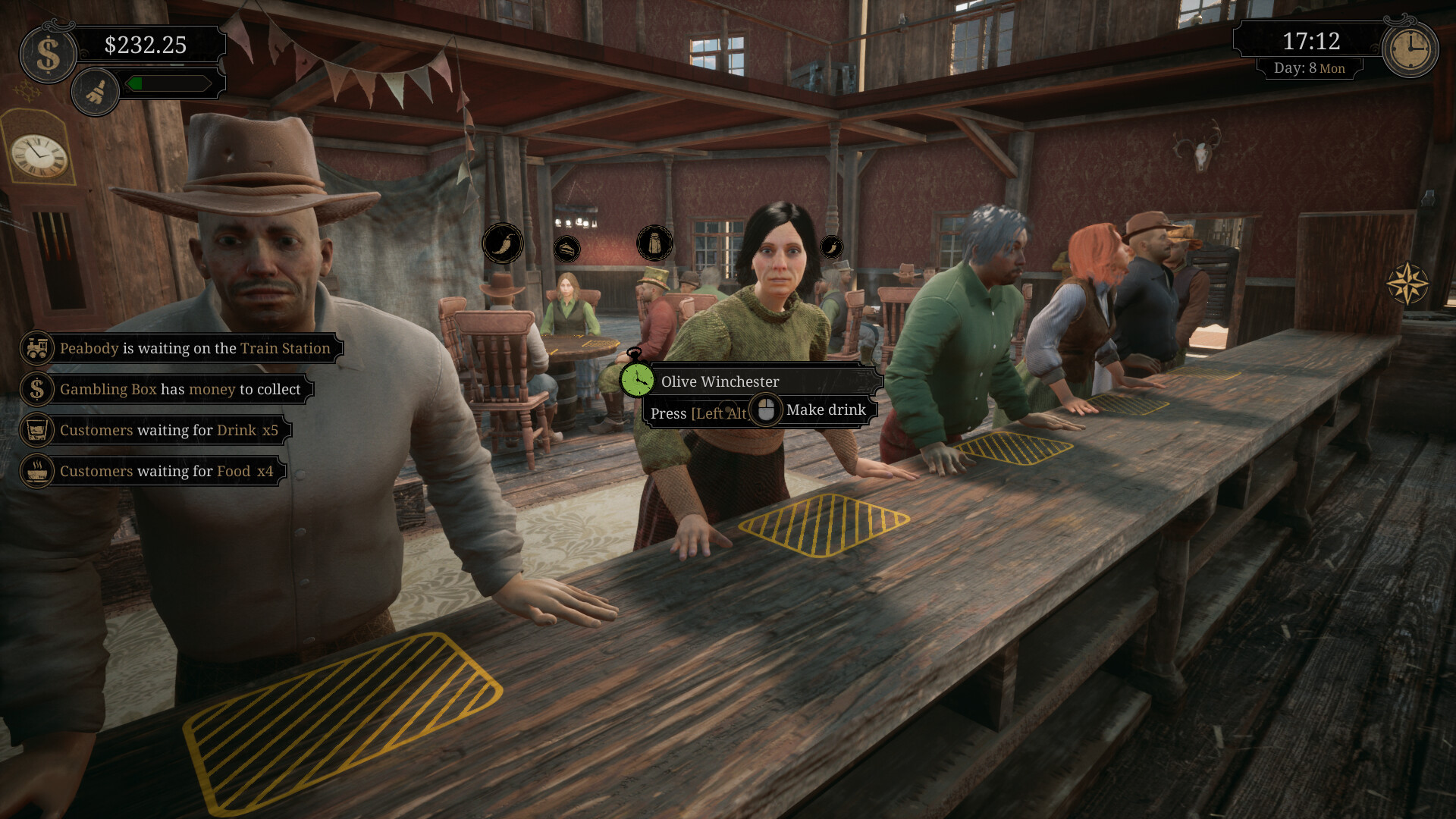 Saloon Simulator