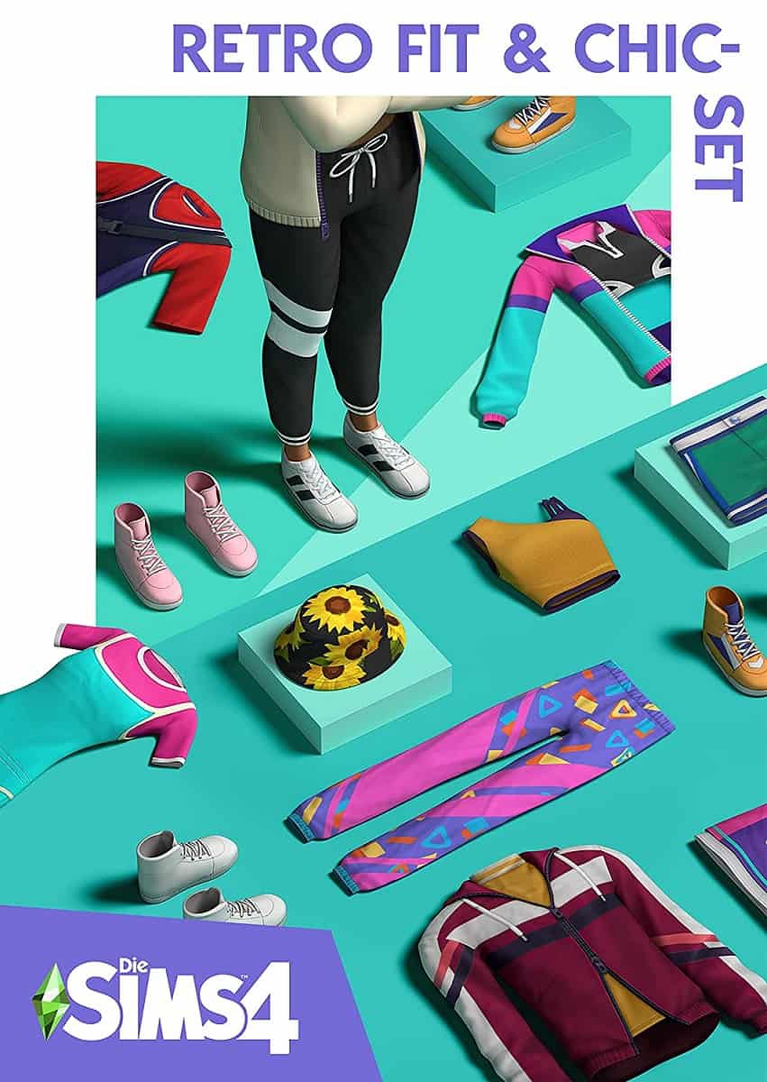 Cover Die Sims 4 Retro Fit & Chic-Set