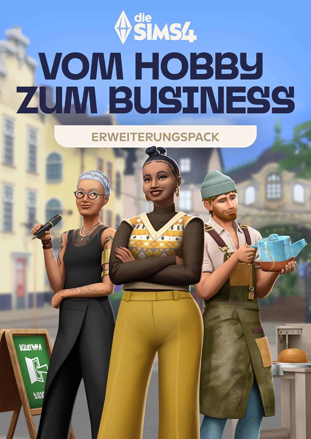 Cover Die Sims 4 Vom Hobby zum Business