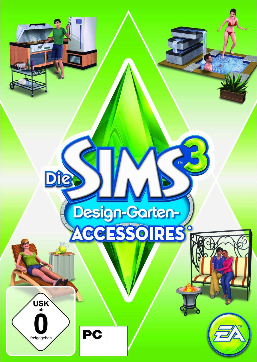 Cover Die Sims 3: Design-Garten-Accessoires