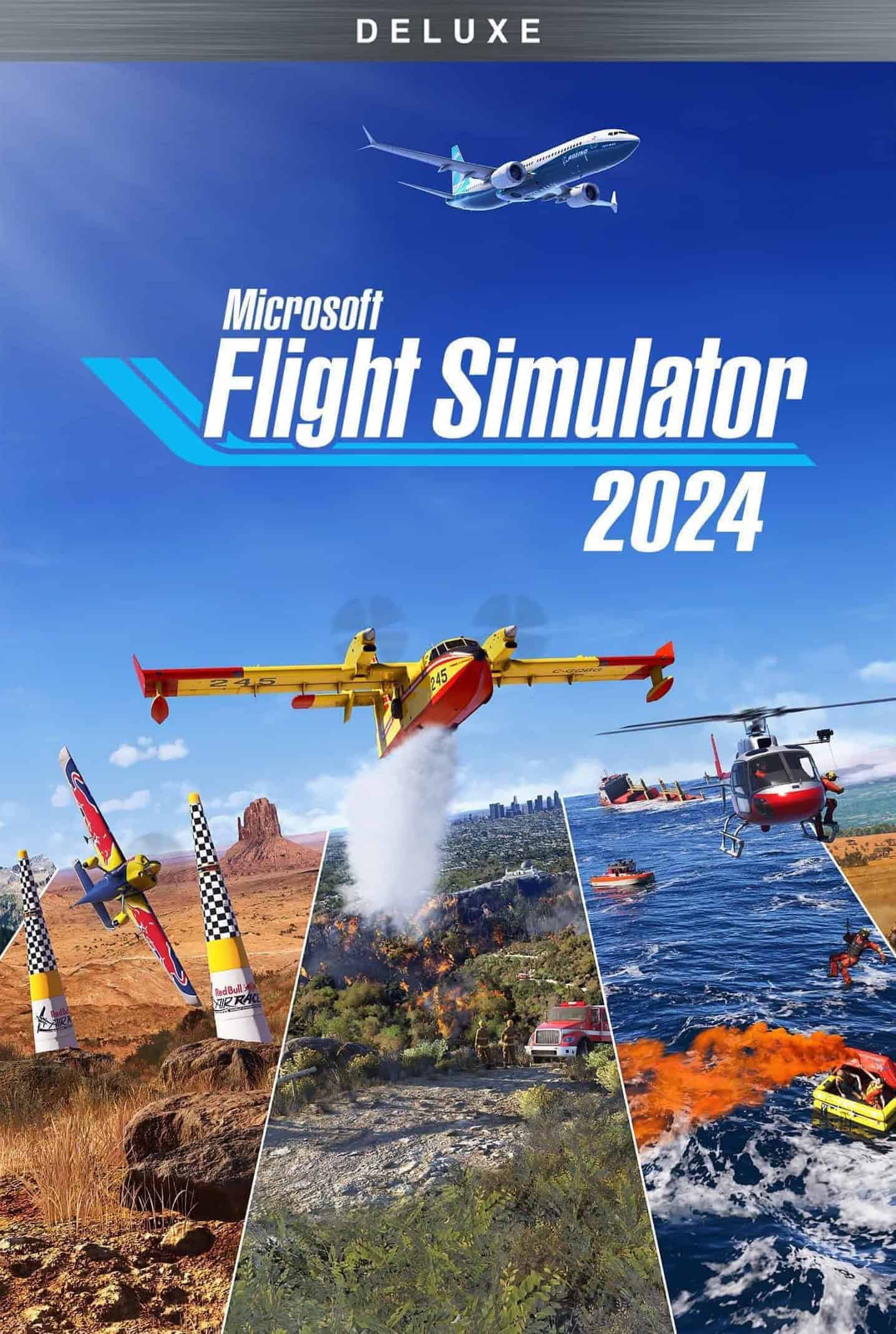 Cover Microsoft Flight Simulator 2024 Deluxe Edition