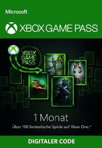Cover Xbox Game Pass 1 Monat