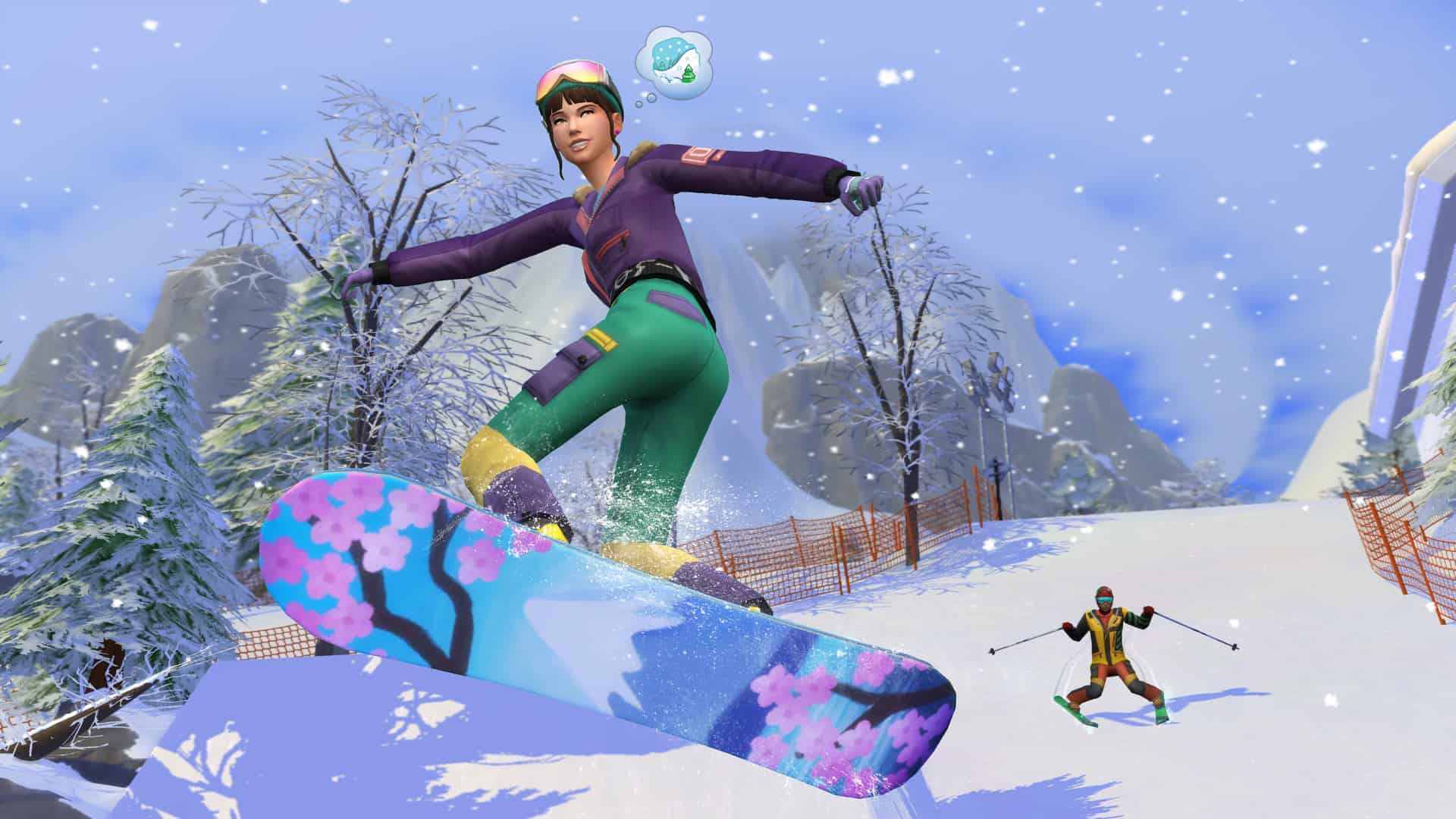 Screenshot Die Sims 4 Ab ins Schneeparadies