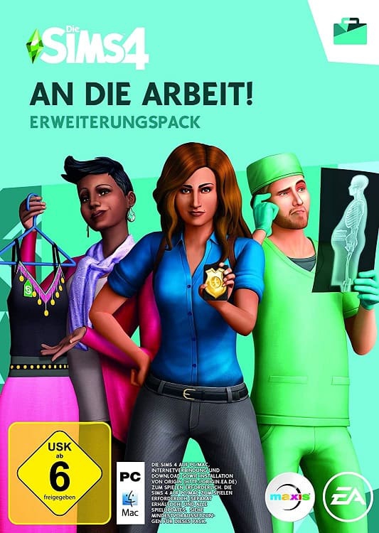 Cover Die Sims 4: An die Arbeit