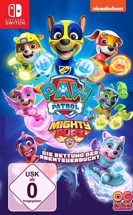 Cover Paw Patrol Mighty Pups - Die Rettung der Abenteuer-Bucht!