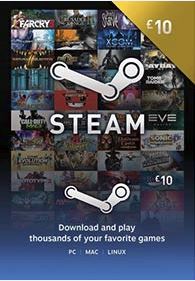 Cover Steam-Guthabenkarte 10 Euro
