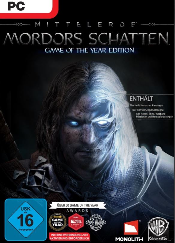 Cover Mittelerde: Mordors Schatten Game of the Year Edition