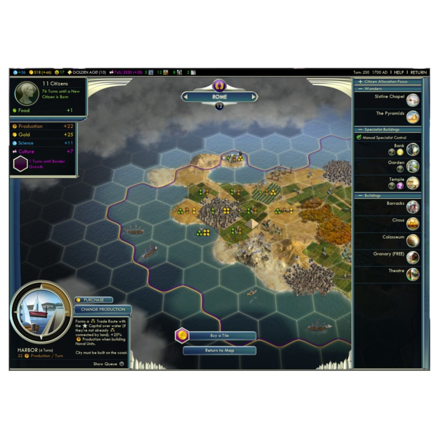 Screenshot Civilization V 