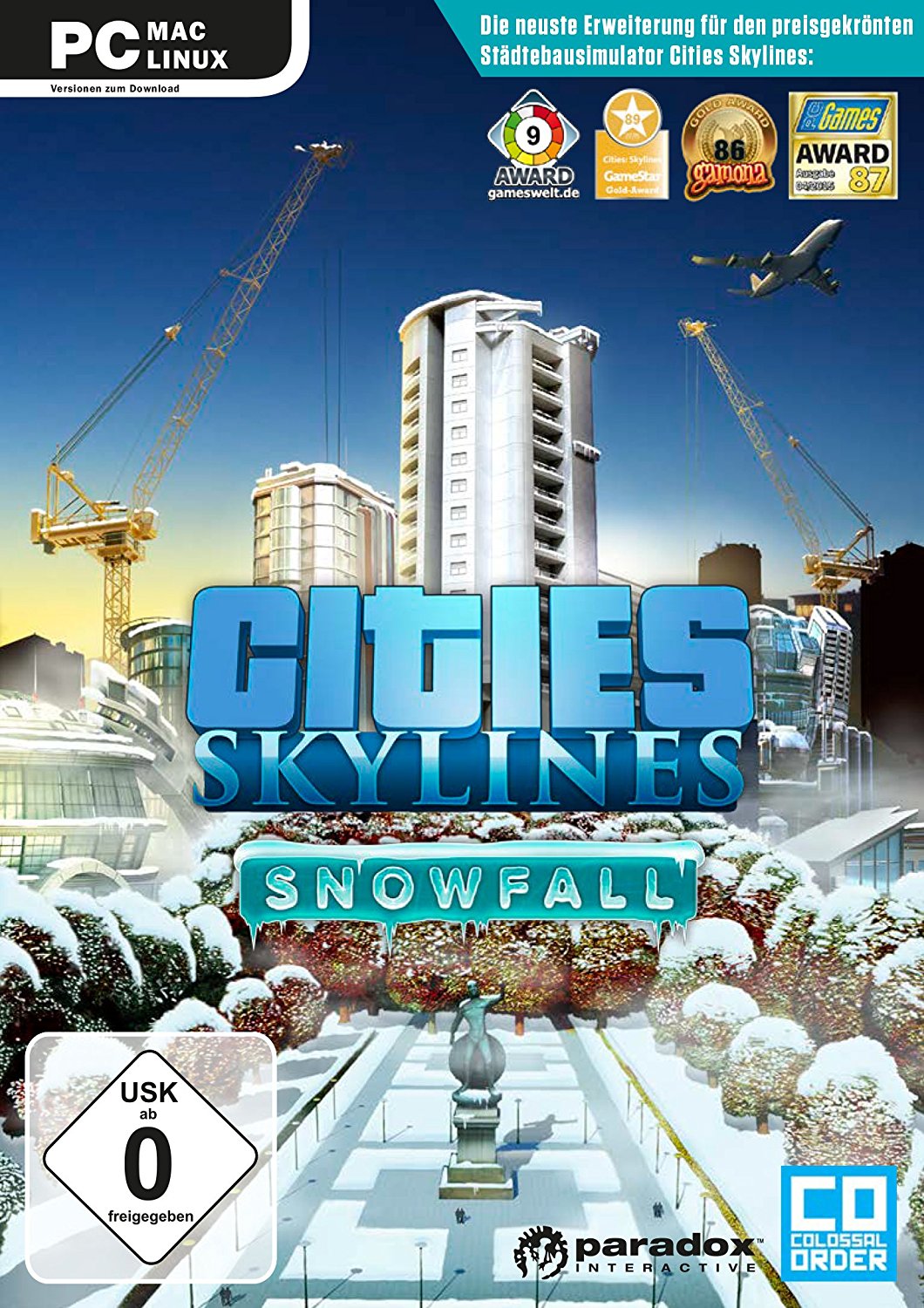 Cover Cities: Skylines Snowfall