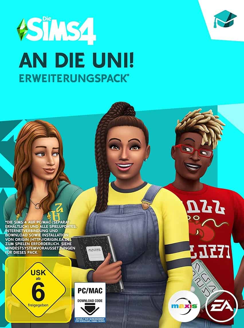 Cover Die Sims 4 - An die Uni
