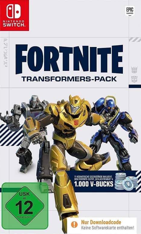 Cover Fortnite Transformers Pack