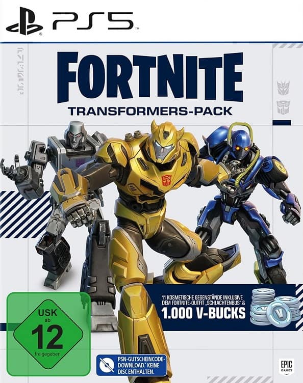 Cover Fortnite Transformers Pack