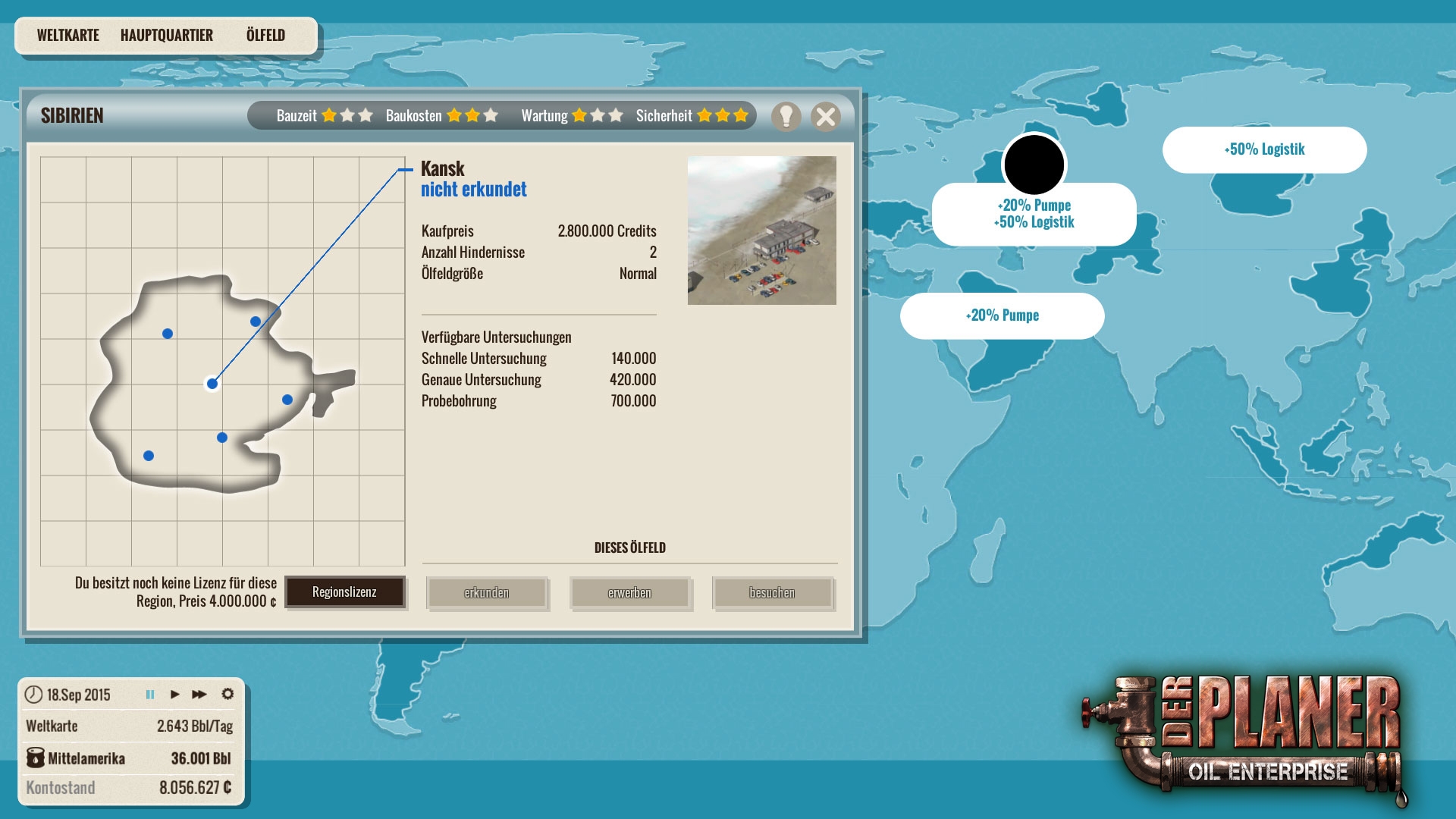 Screenshot Oil Enterprise