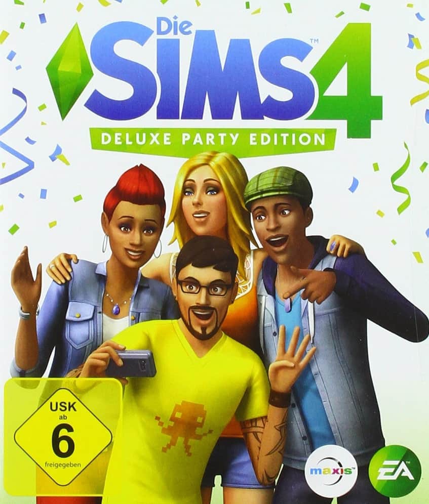 Cover Xbox One: Die Sims 4  Deluxe Party Edition