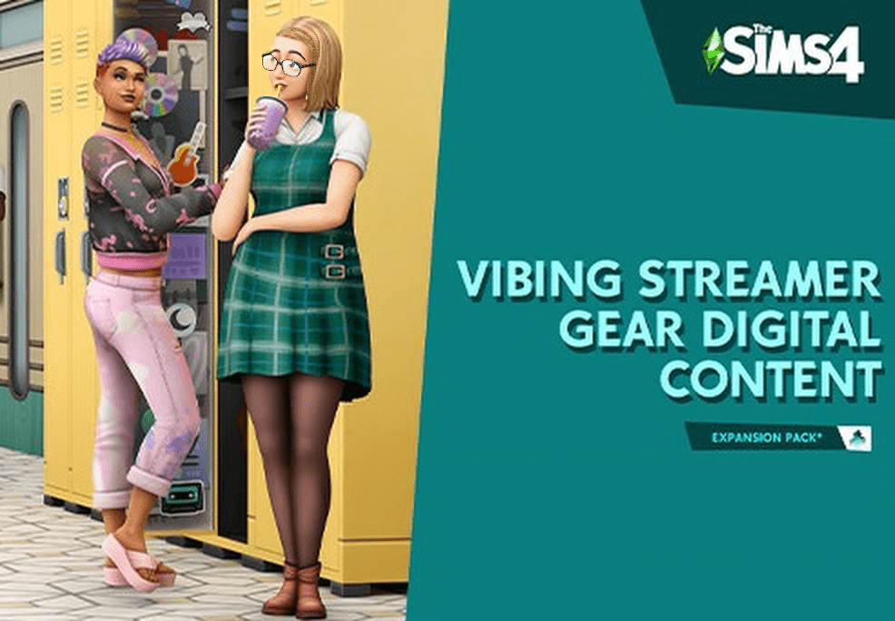 Cover Die Sims 4 - Vibing Streamer Gear Digital Content