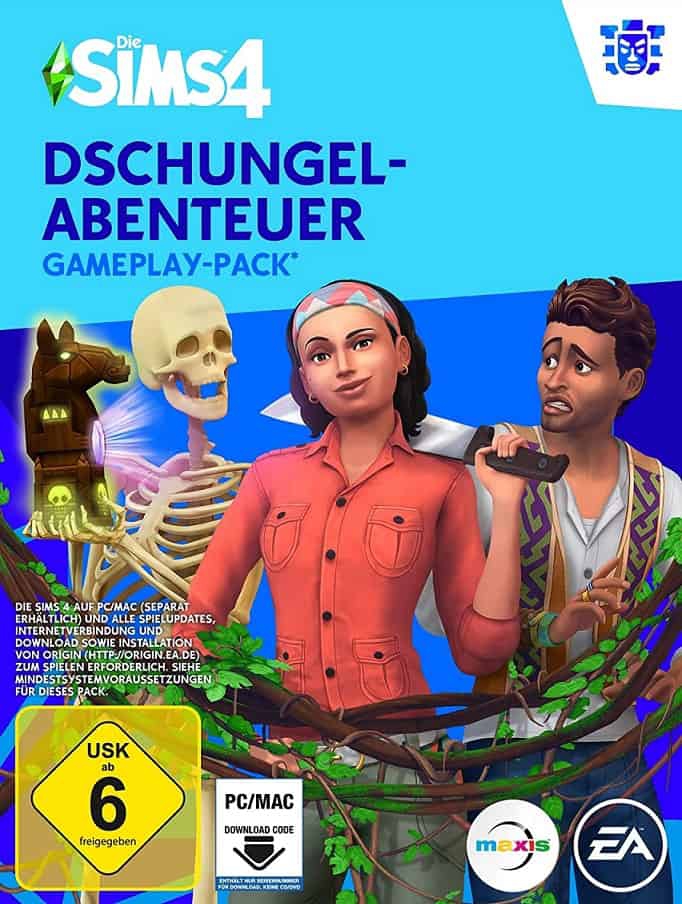 Cover Die Sims 4 - Dschungel-Abenteuer