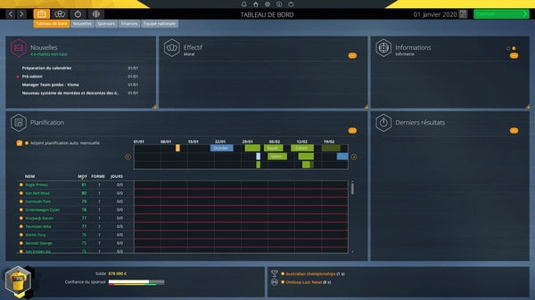 Screenshot Pro Cycling Manager 2020