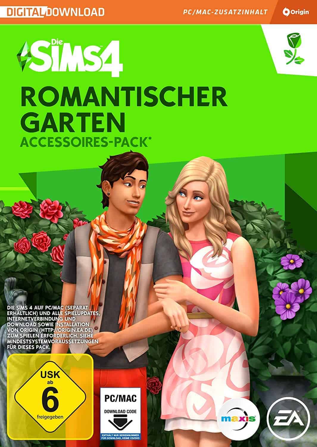 Cover Die Sims 4 Romantische Garten-Accessoires