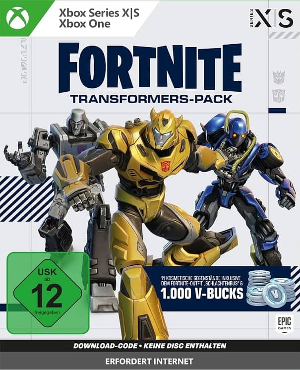 Cover Fortnite Transformers Pack