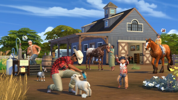 Screenshot Die Sims 4 Pferderanch