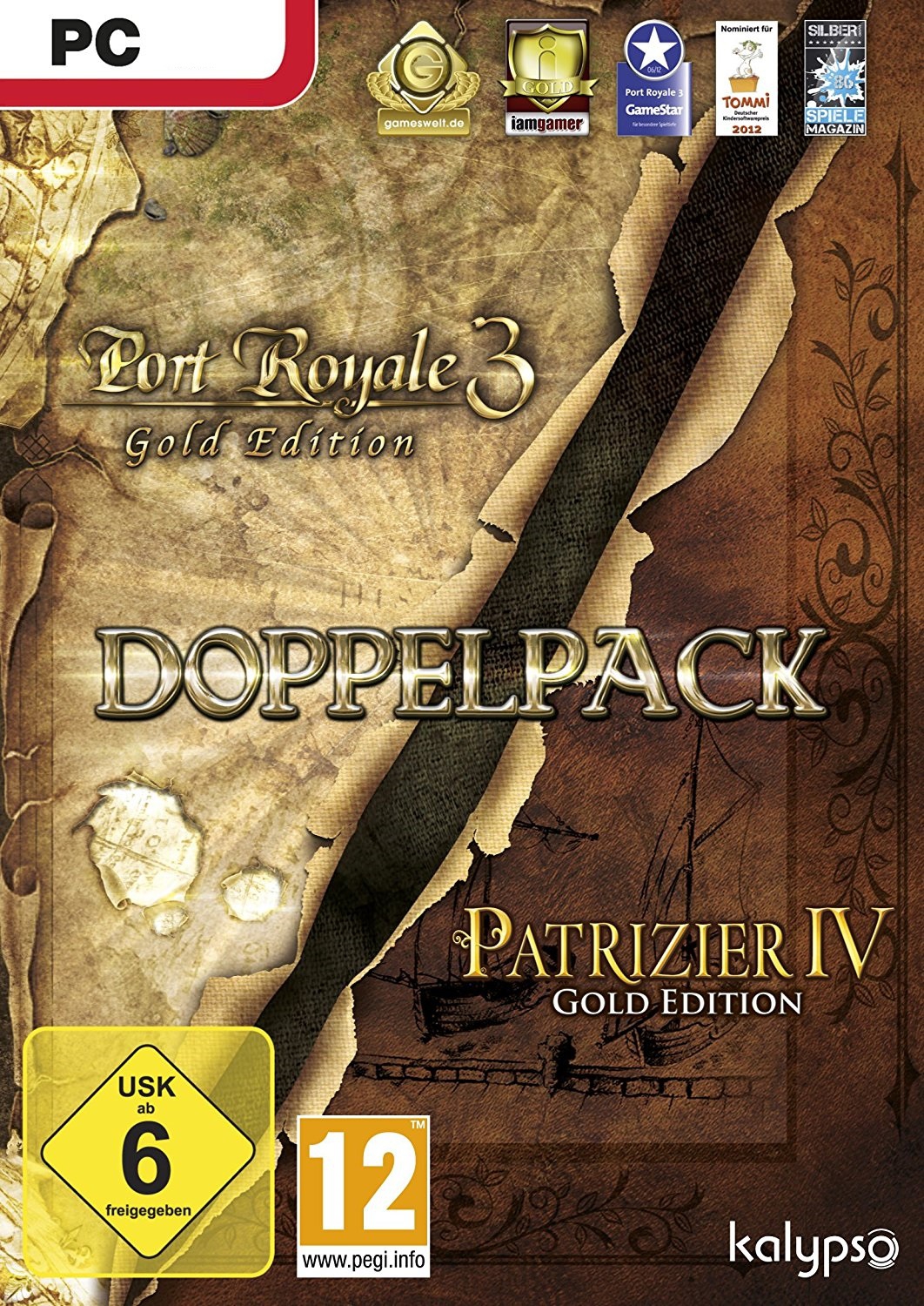 Cover Port Royal 3 Gold Edition & Patrizier 4 Gold Edition  Doppelpack