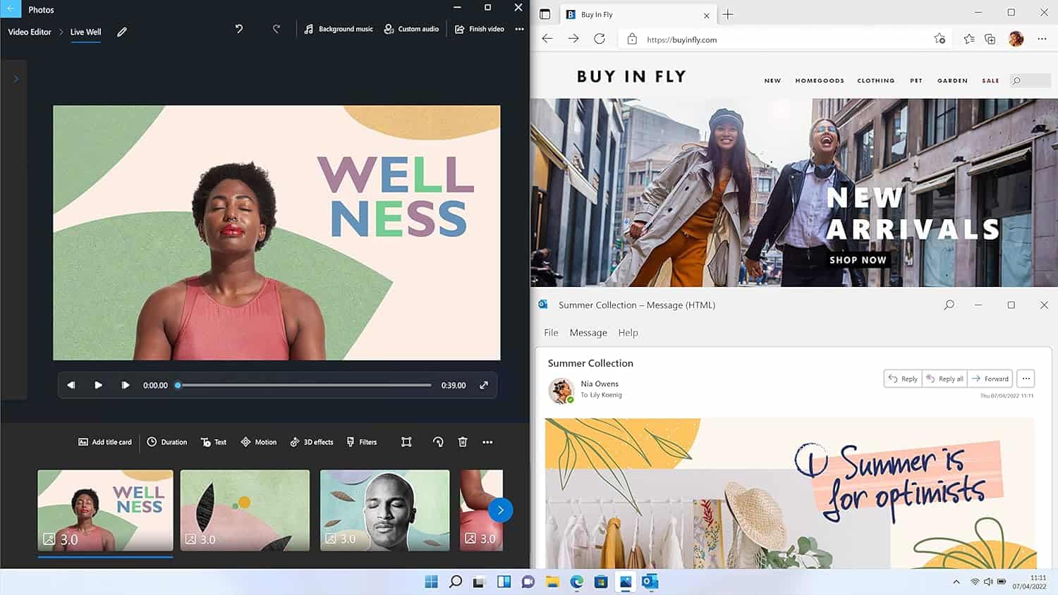 Screenshot Microsoft Windows 11 Pro Edition