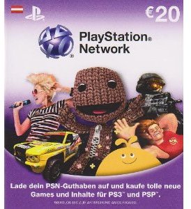 Cover PlayStation Network Card 20€ Österreich