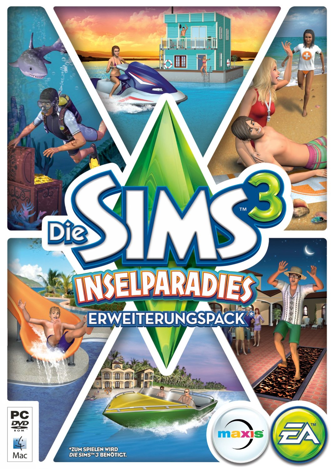 Cover Die Sims 3: Inselparadies