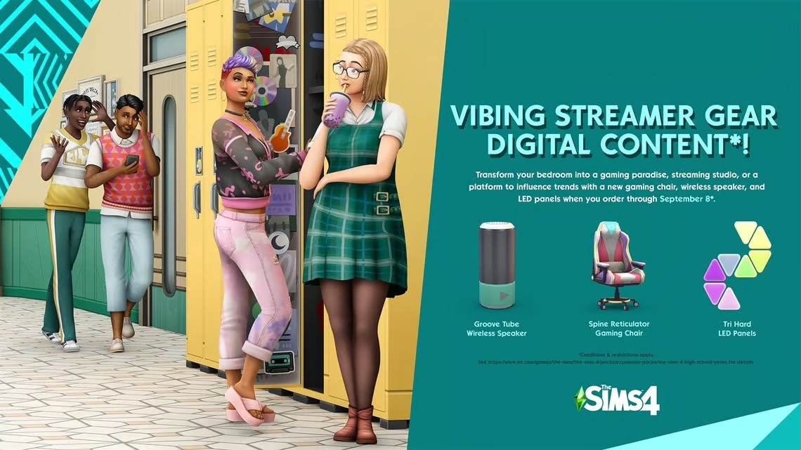 Screenshot Die Sims 4 - Vibing Streamer Gear Digital Content