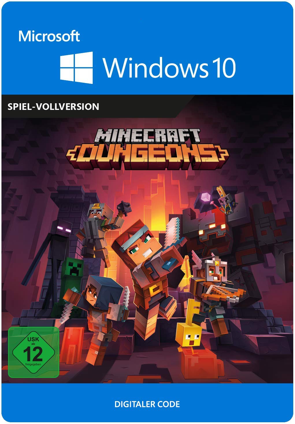 Cover Minecraft Dungeons Windows 10