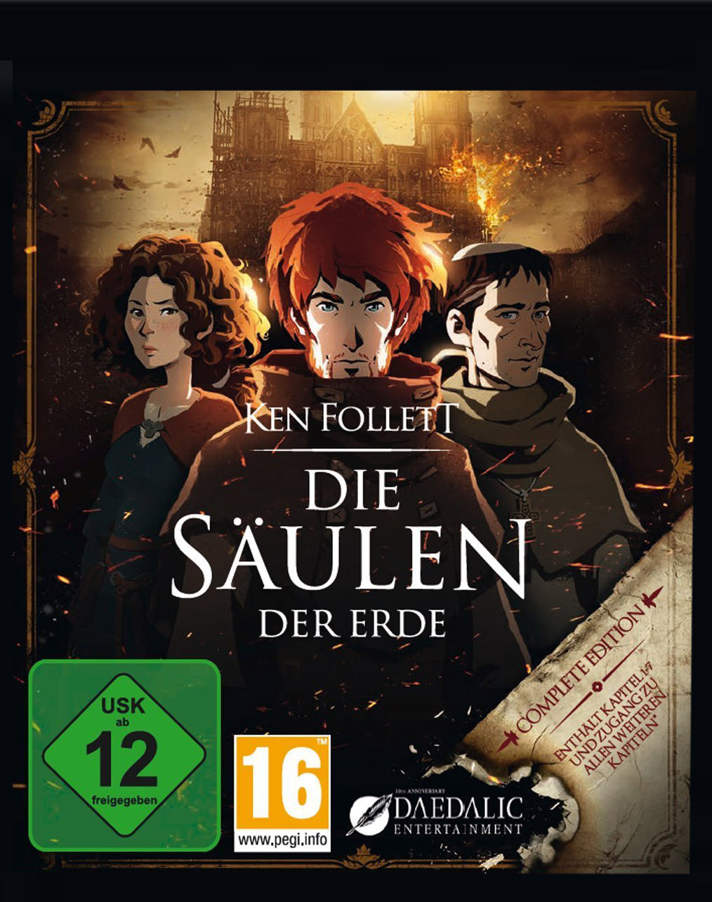 Cover Ken Follett's The Pillars of the Earth